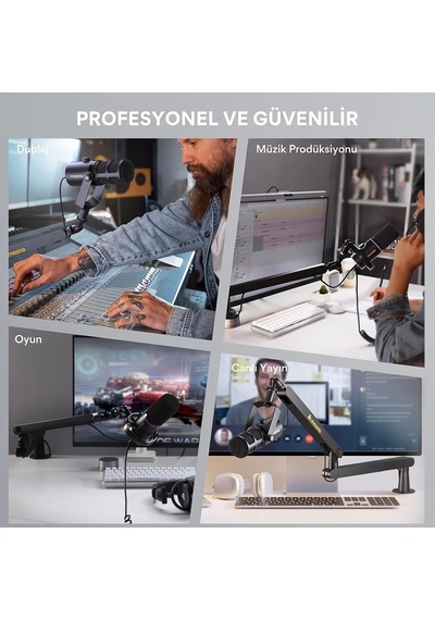 Maono Ba92 Low-profile Boom Arm Mikrofon Standı