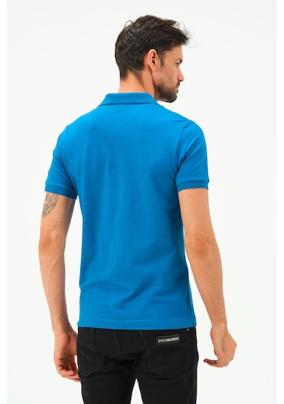 Classıc Pamuk Regular Comfort Erkek Polo Yaka Tişört Indigo