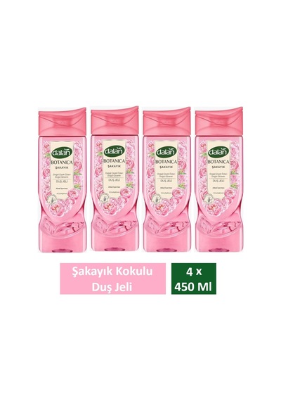 Duş Jeli Botanica Şakayık 450 Ml X 4 Adet