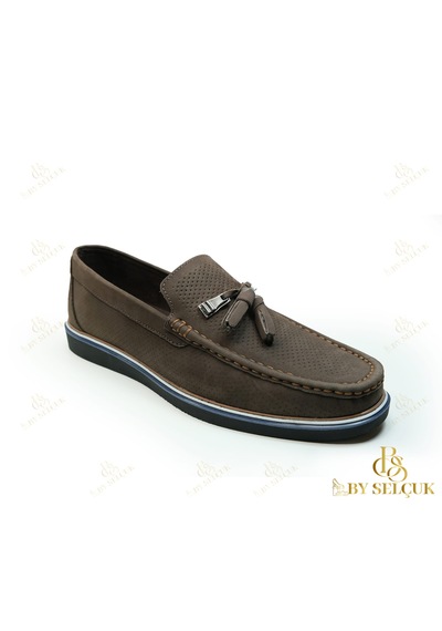 Loafer Nubuk Kahve Kahve Nubuk