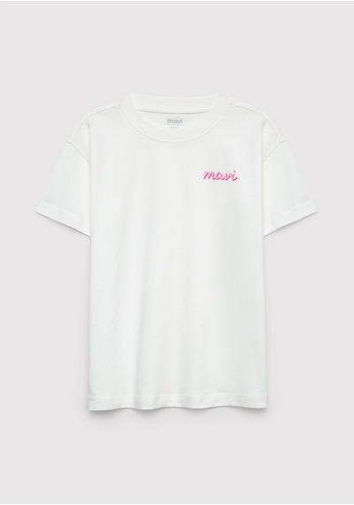 Mavi - Mavi Logo Baskılı Pembe Tişört Şort Takım 7t10000-89152