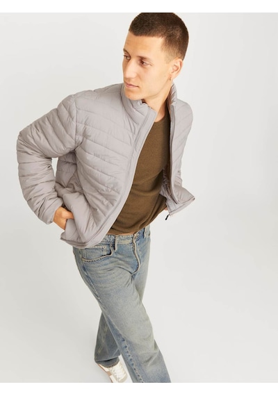 Jack & Jones Erkek Mont Bej 12256985 Jjestate Packable Puffer Collar Noos 25kw21000450 W21204 Bej
