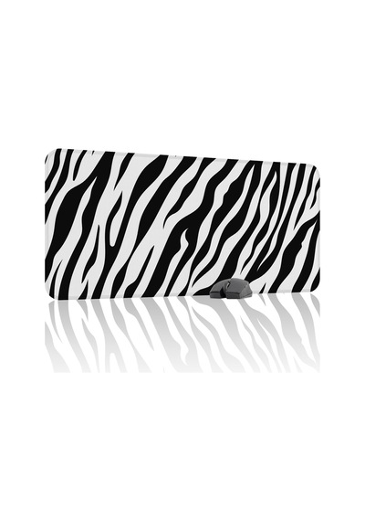 Zebra Kaymaz Dikişli Kauçuk Oyuncu Mousepad V5 - 90x40 Xxl Gaming Mouse Pad Fare Altlığı