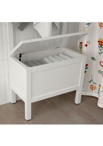 Havluluk Ve Bank, Beyaz, 64x37x173 Cm Beyaz Havluluk Ve Bank, Beyaz, 64x37x173 Cm Beyaz
