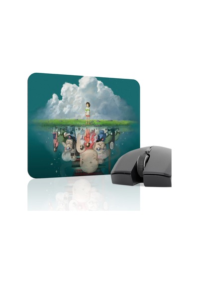 Spirited Away Kaymaz Dikişli Kauçuk Oyuncu Mousepad V5 - 22x18 Gaming Mouse Pad Fare Altlığı