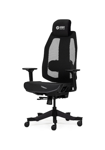Hawk Gaming Chair Nova Serisi Fileli Oyuncu Koltuğu Siyah