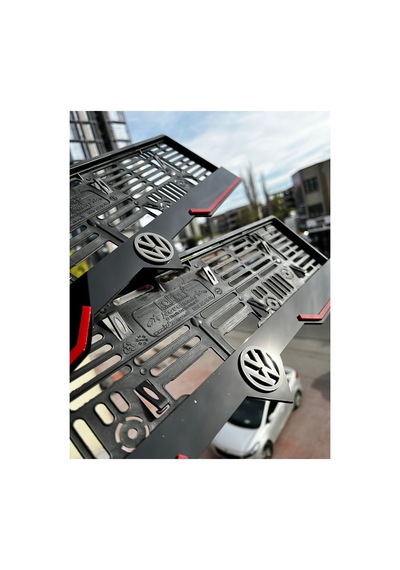 Volkswagen Uyumlu Logolu Lip Model Pleksi Plakalık - 784761948