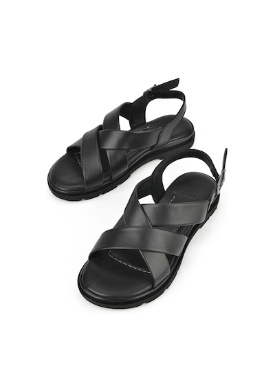 Ziya Kadın Hakiki Deri Sandalet 1511032z8302 Siyah 1511032z8302 000 36