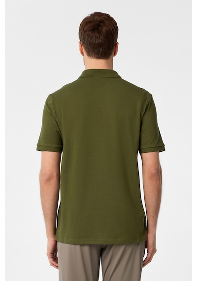 SÜVARİ Haki Regular Düz Polo Yaka Tişört