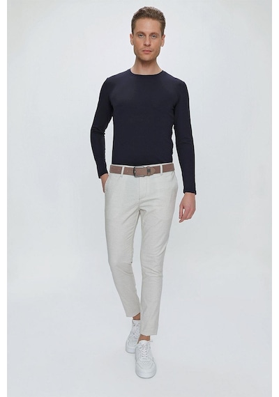 Efor P 1111 Slim Fit Gri Spor Pantolon Gri