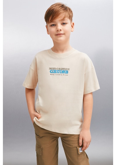 Grimelange ORAN Erkek Bej T-Shirt