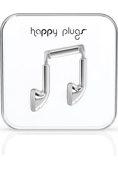 Happy Plugs Kulak içi Kulaklık Parlak Gümüş 7735