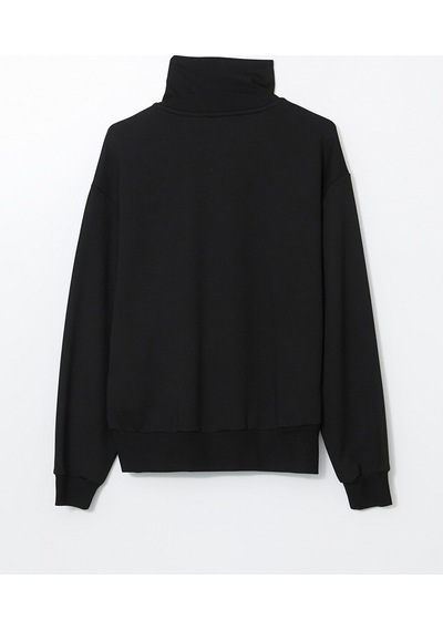 Lcwaıkıkı Classic Siyah Dik Yaka Oversize Kadın Sweatshirt