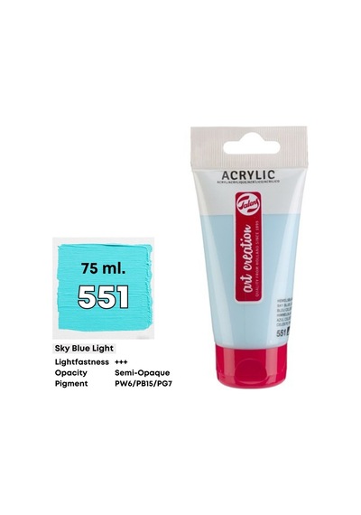 Talens Art Creation Akrilik Boya 75 ML Sky Blue Light 551