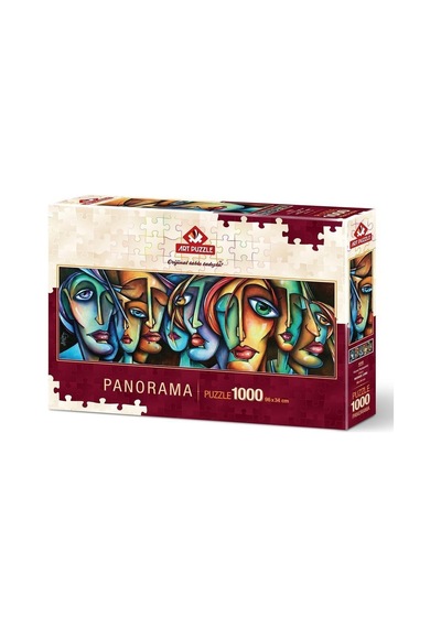 4446 Art Puzzle. Hüznü Paylaşanlar. 1000 Parça Panorama  Puzzle