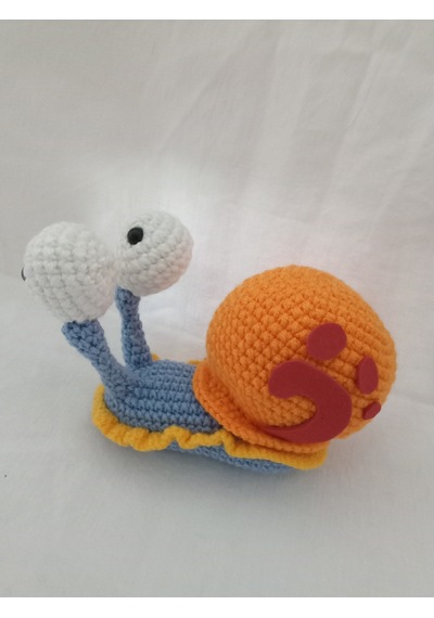 Amigurumi Oyuncak Gary Salyangoz