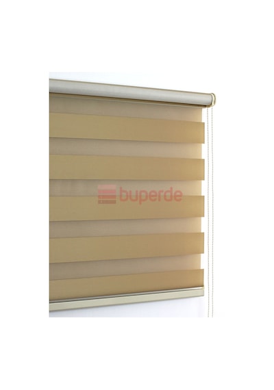 Buperde Açık Haki Eko Zebra Stor Perde