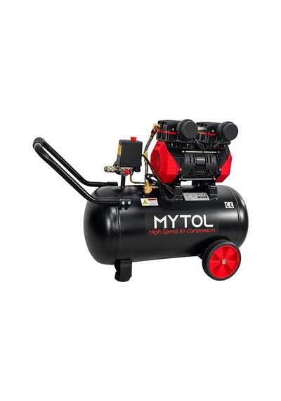 Mytol Myk0501 50 Lt 8 Bar 1.5 Hp Sesli Yüksek Hızlı Yağsız Hava Kompresörü