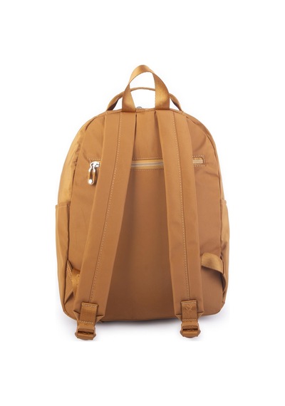 Nas Bag Extra Hafif Su Geçirmez Çok Gözlü Waterproof Unisex Sırt Çantası 30x40 Cm Hardal