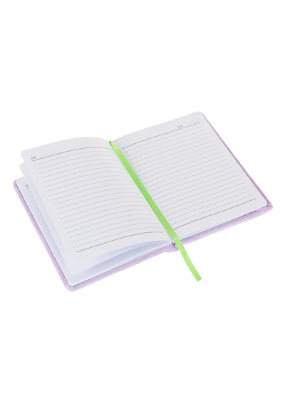 Pelüş Ve Eğlenceli Defter - Kedi Figürlü Lila