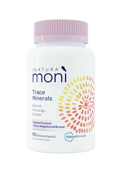 Inatura Moni Trace Biotin Ve At Kuyruğu Eki Multivitamin 60 Bitkisel Kapsül