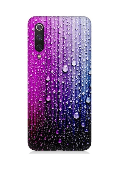 Xiaomi Mi 9se Uyumlu Renki Damlalar Desenli Silikon Kılıf
