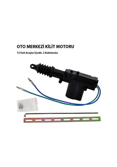 Merkezi Kilit Motoru Tek Motor 2 Kablo 12 Volt ( Arka - Bagaj )