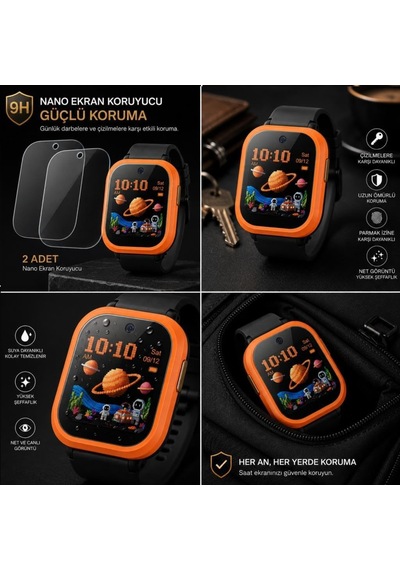 Tcl Kids Watch K5 İle Uyumlu Ekran Koruyucu Nano Parlak Çizilmeye Dayanıklı Akıllı Saat Koruması, 9h Kırılmaz Esnek Cam, Hd Şeffaf 2 Adet Mt50v Çok Renkli Tcl Kids Watch K5 İle Uyumlu Ekran Koruyucu Nano Parlak Çizilmeye Dayanıklı Akıllı Saat Koruması, 9h Kırılmaz Esnek Cam, Hd Şeffaf 2 Adet Mt50v Çok Renkli
