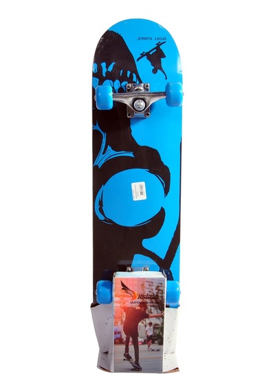 Xslide Skateboard Kaykay-siyah-mavi
