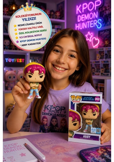 Funko Pop Animasyon: Kpop Demon Hunters - Abby - Koleksiyon Vinil Figür 2433