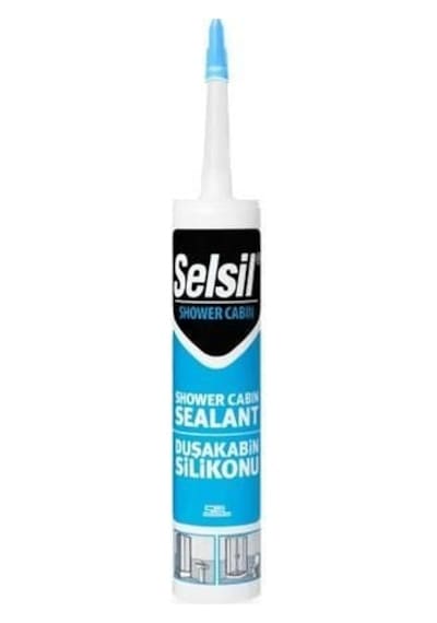 05 Mutfak Duşakabin Silikonu Beyaz 280 Ml Şeffaf