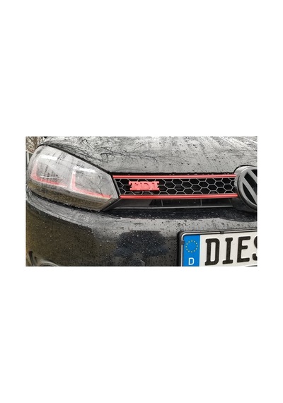 Vw Tdı Amblemi Gtı Yazı Fontunda