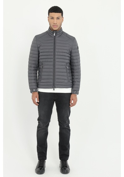 Dufy Erkek Slim Fit Kapüşonlu Antrasit Mont-25388