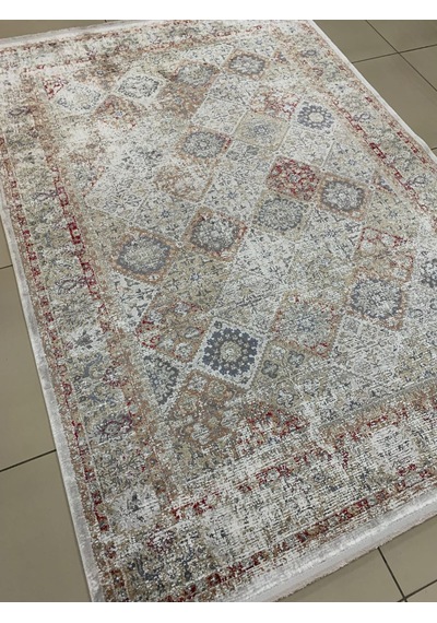 Padişah Halı Evidence 37874 110 Serisi Viskon Akrilik Salon Oturma Yatak Odası Halısı Gri - Kahve