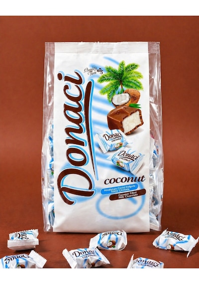 Donaci Hindistan Cevizli Çikolata Kaplamalı Bar 1000gr