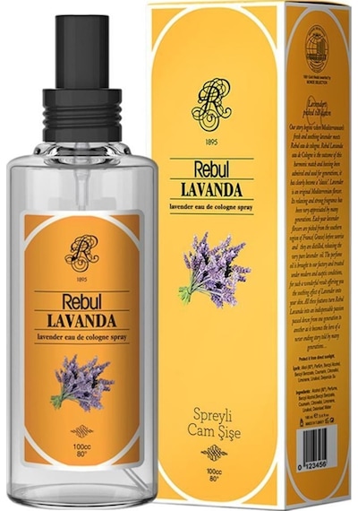 Rebul 80 Derece Lavanda Kolonya Sprey Cam Şişe 100 ML x 2