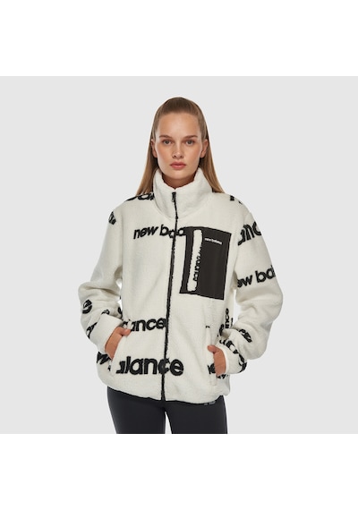 New Balance Nb Lifestyle Unisex Sweatshirt Uniseks Beyaz Sweatshirt - Unc3358