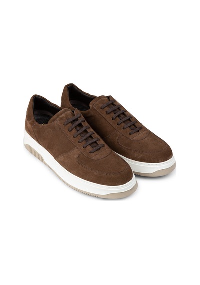 Deery Hakiki Süet Taba Rengi Erkek Sneaker Ayakkabı - 01965mtbae01 Taba