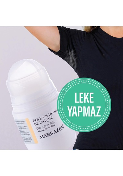 Be Unique Roll-on Deodorant, Alüminyumsuz, Çay Ağacı Yağlı, Dermatolojik Testli, Unisex, 50 Ml