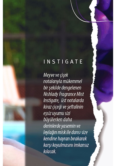 Nishlady Instigate  Body Mist Vegan Vücut Spreyi 260 ML