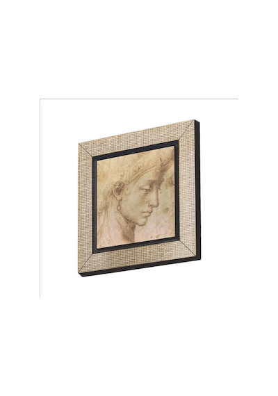 Baş Etüdü Leonardo Da Vinci Baskılı Mdf Magnetkrg-139buzdolabı Süsü