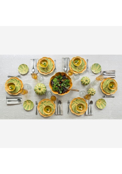 Turuncu Seramik Yemek Tabağı 27,5 Cm