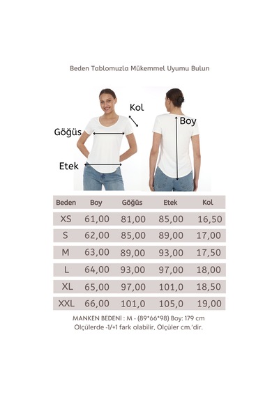Extra Yumuşak Viscon Tişört-ekru Ekru