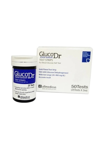 Gluco Dr Super Sensor Strip 100 Adet