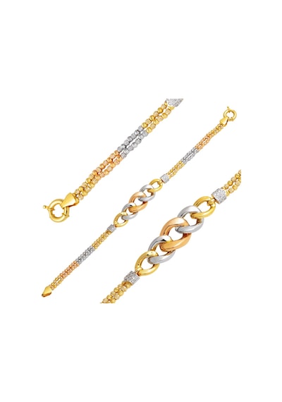 Top Altınlı Halkalı 14 Ayar Altın Bileklik BLFVU14K5183 Sarı Altın