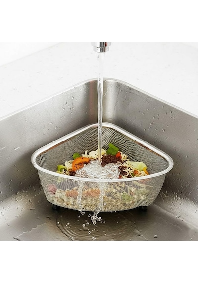 Lexroo Paslanmaz Çelik Ayaklı Lavabo İçi Çöp Süzgeci Standart