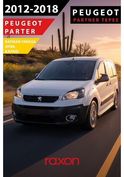 Peugeot Partner Tepee 2012 2018 Batman & Yarasa Ayna Kapağı Parlak Piano Black Sport
