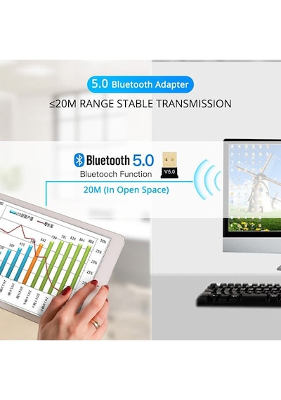 Bluetooth Pc Dongle 5.0 Adapter