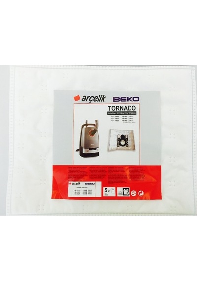 Arçelik Uyumlu S 4910 -2910 Süpürge  Bez Torbası - 10 Adet
