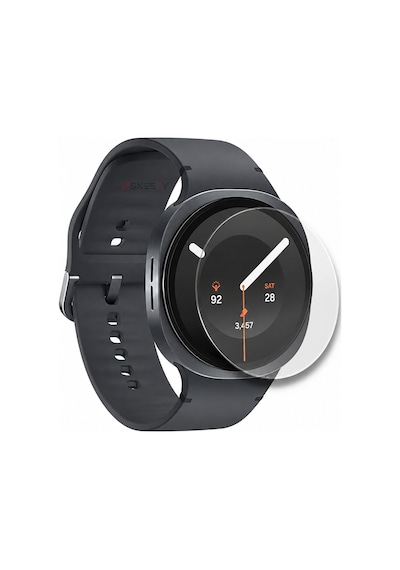Samsung Apple Watch Uyumlu 9 40mm  Kolay Takılabilir Takma Aparatlı Temperli Cam Ekran Koruyucu
